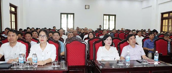 Quang cảnh hội nghị TXCT tại xã Tiền Hải. Ảnh: Thu Hiền