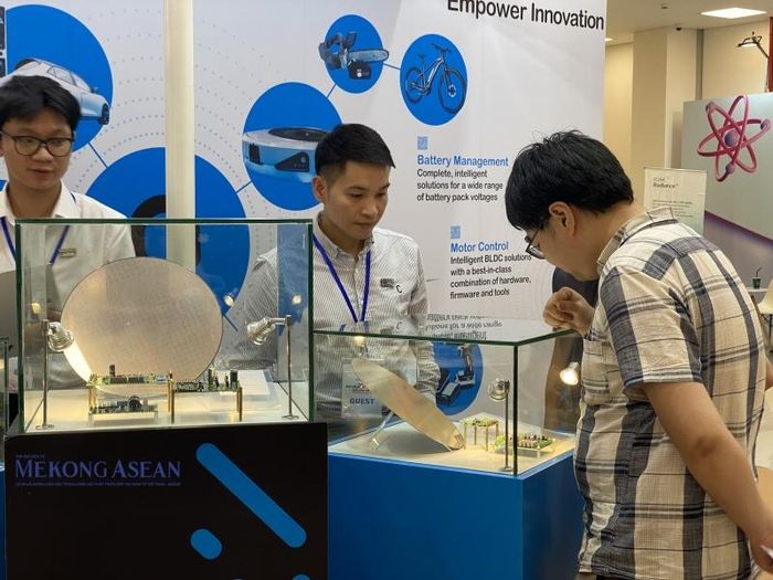 SEMIExpo Vietnam 2026 dự kiến có khoảng 170 gian hàng, quy tụ nhiều doanh nghiệp trong nước và quốc tế như Thermo Fisher, Accretech, Coherent, Siemens EDA, Tektronix....Ảnh: Hà Anh/Mekong ASEAN.