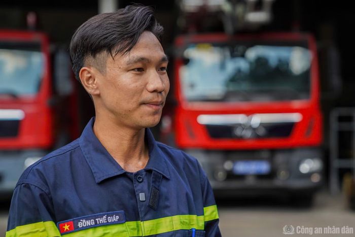 Trung úy Đồng Thế Giáp.