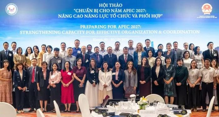 Các đại biểu tham dự hội thảo “Chuẩn bị cho Năm APEC 2027: Nâng cao năng lực tổ chức và phối hợp”.
