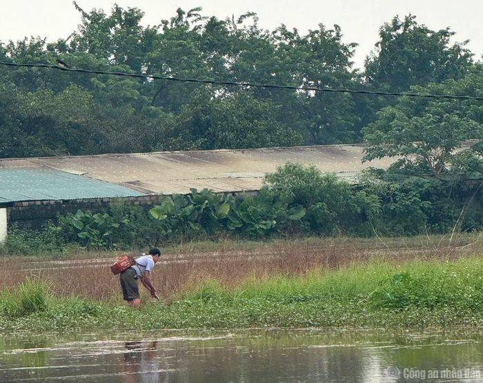 Công an Hà Nội phát hiện, bắt quả tang đối tượng sử dụng kích điện để đánh bắt cá. 