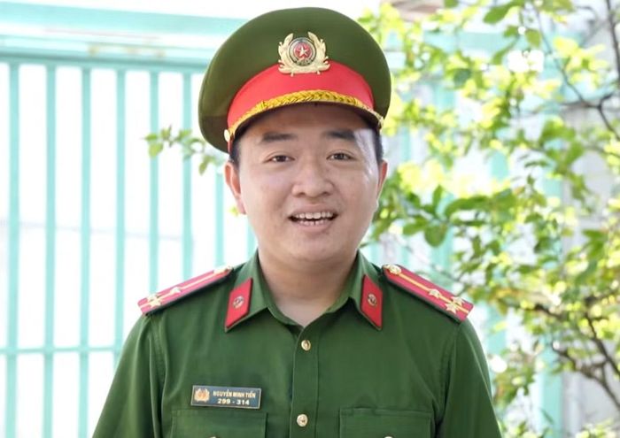 Thượng úy Nguyễn Minh Tiến, cán bộ Công an xã Tân Vĩnh Lộc, chia sẻ về tình hình tệ nạn ma túy.