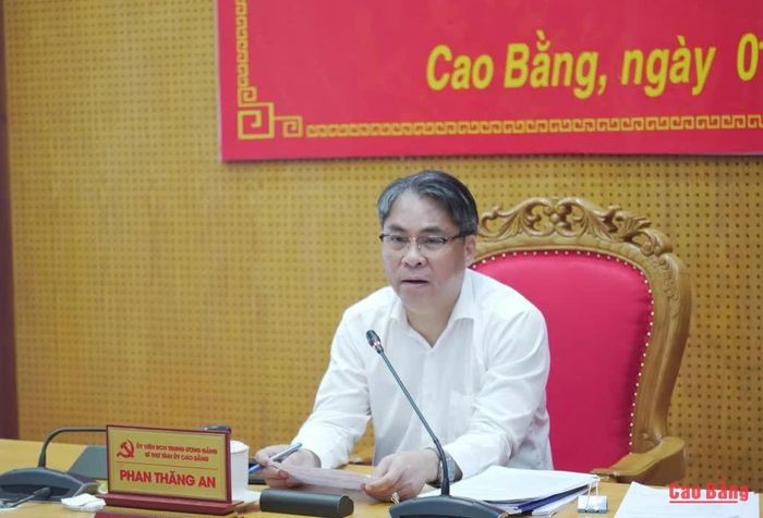 Bí thư Tỉnh ủy, Chủ tịch HĐND tỉnh Phan Thăng An phát biểu kết luận.
