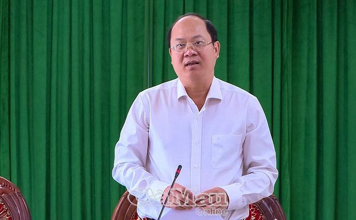 Bí thư Tỉnh uỷ Nguyễn Hồ Hải phát biểu chỉ đạo.