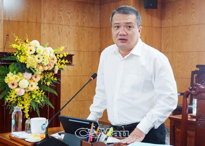 Đồng chí Lê Tuấn Hải, Chánh Văn phòng Tỉnh ủy, đề nghị nâng cao tinh thần trách nhiệm, đảm bảo công tác tham mưu, tổng hợp kịp thời, chính xác.