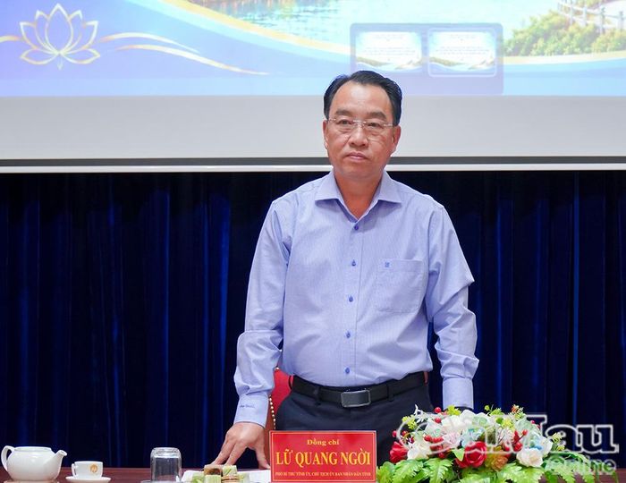 Phó Bí thư Tỉnh uỷ, Chủ tịch UBND tỉnh Lữ Quang Ngời yêu cầu, việc sắp xếp phải hướng đến hiệu quả thực chất, hỗ trợ tốt nhất cho người dân và doanh nghiệp.