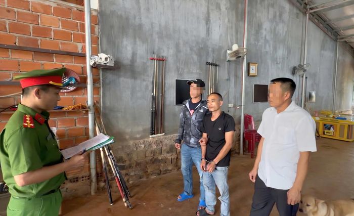 Đối tượng Hà Văn Yên khi bị bắt (ảnh: CACC)