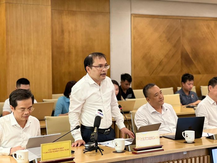 TS. Trần Anh Tú, Phó Cục trưởng Cục Công nghệ số và Trí tuệ nhân tạo. (Ảnh: Phan Hoàng)