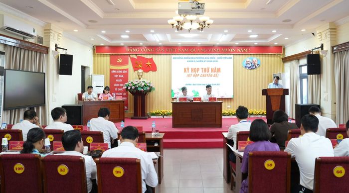 Quang cảnh kỳ họp. Ảnh: Vân Hà