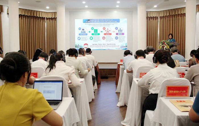 Quang cảnh lớp đào tạo, bồi dưỡng. Ảnh: Lê Phương
