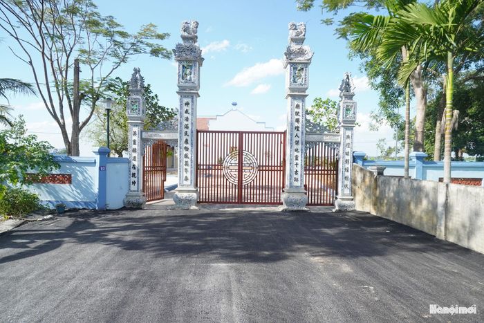 Diện mạo nông thôn tại địa phương thay đổi rõ rệt từ những công trình được đầu tư tôn tạo, xây dựng. Ảnh: Lê Dung