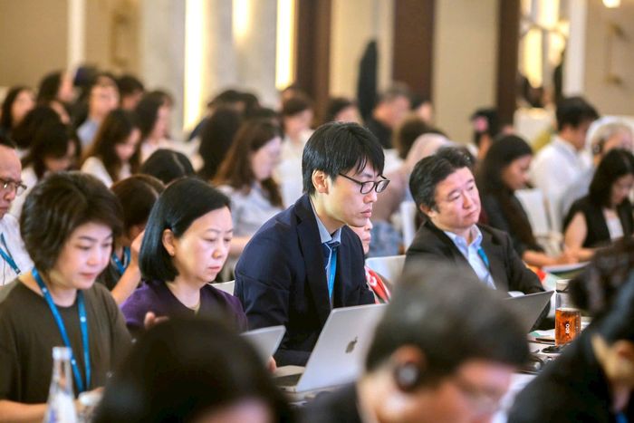 Đại biểu tại Hội nghị Đối thoại châu Á - Thái Bình Dương về Di sản và Tính xác thực diễn ra tại Hà Nội và Ninh Bình từ ngày 27-9 đến 1-10. Ảnh: Khánh Huy