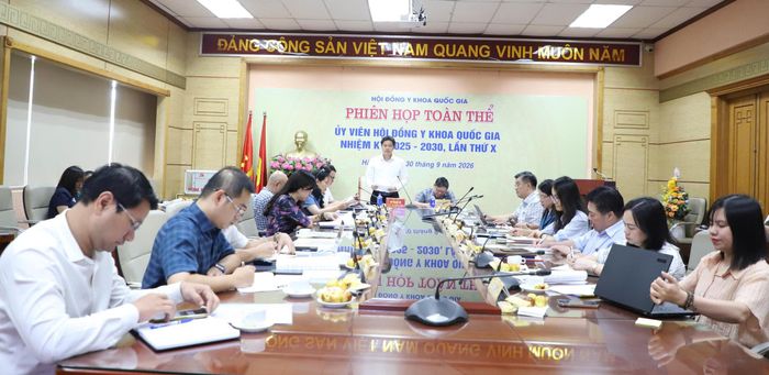 Quang cảnh cuộc họp tại điểm cầu Bộ Y tế. Ảnh: Trần Minh