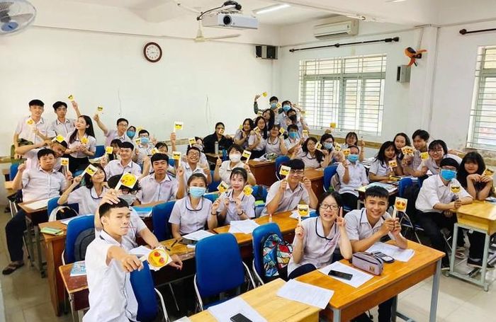 Một lớp học ở Trung tâm Giáo dục thường xuyên trên địa bàn TPHCM. Ảnh: TT.