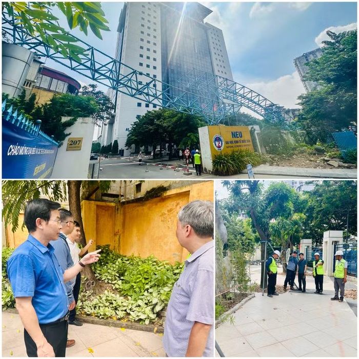Đại diện tập đoàn VinGroup làm việc tại Đại học Kinh tế Quốc dân