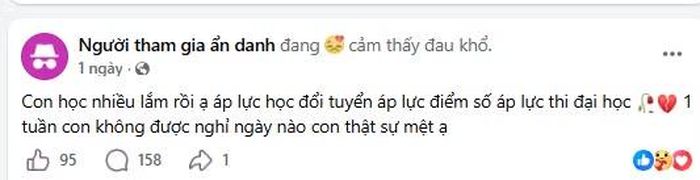 Cũng có nhiều bài được đăng ẩn danh.
