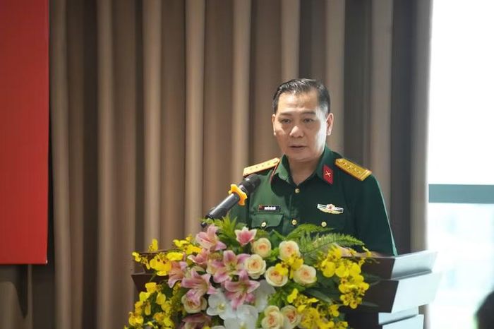 Đại tá Nguyễn Văn Hữu thông tin tới báo chí