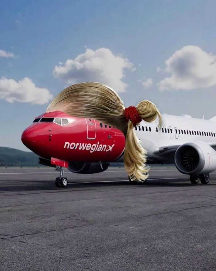  Bức ảnh được hãng Norwegian đăng tải trên Instagram trong thời gian diễn ra World Cup. Ảnh: @flynorwegian/Instagram.
