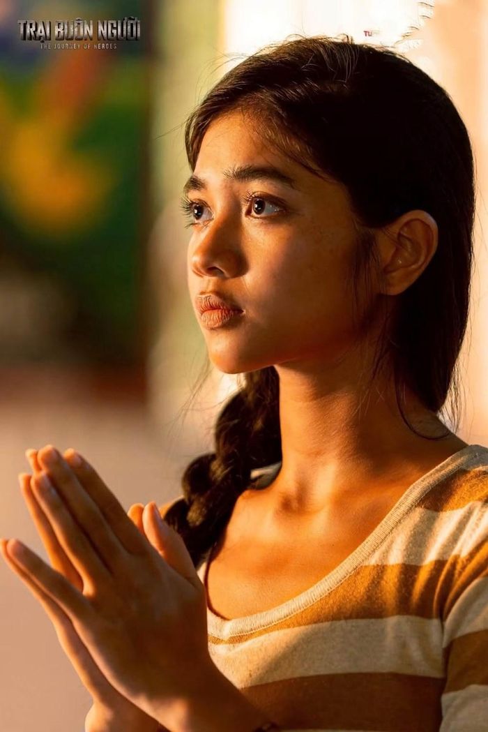 Tạo hình cô gái Khmer của Minh Kiên trong phim