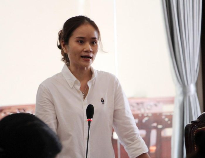 Bà Phạm Ngọc Uyên, Khoa Văn hóa học, Trường ĐH KHXH&NV (ĐH Quốc gia TP.HCM) góp ý dự thảo Luật Di sản văn hóa