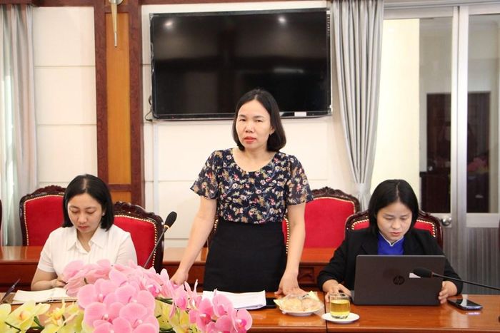 Bà Lều Thị Út, Phó Trưởng phòng Kiểm tra – Pháp chế Sở Du lịch TP.HCM góp ý dự thảo Luật Du lịch
