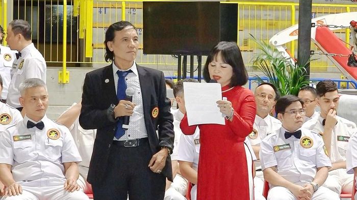 Ông Lê Ngọc Quang phát biểu tại Đại hội