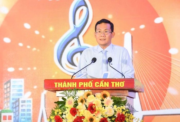 Phó Giám đốc Sở VHTTDL TP. Cần Thơ Nguyễn Minh Tuấn phát biểu