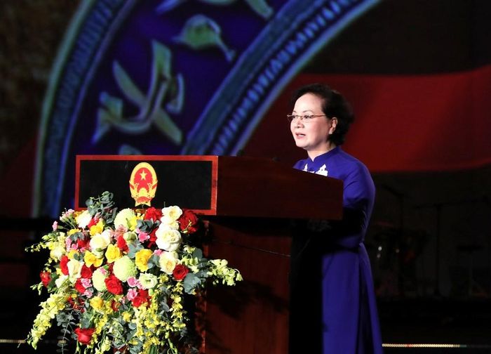 Phó Thủ tướng Chính phủ Phạm Thị Thanh Trà phát biểu