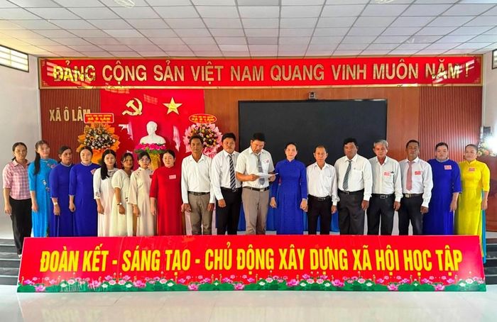 Ban Chấp hành Hội Khuyến học xã Ô Lâm nhiệm kỳ 2026 - 2031 ra mắt tại Đại hội lần thứ I