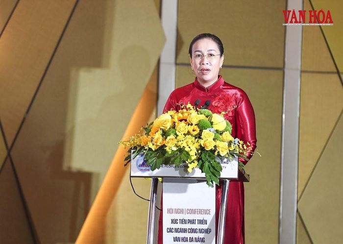 Phó Chủ tịch UBND TP. Đà Nẵng Nguyễn Thị Anh Thi phát biểu tại hội nghị