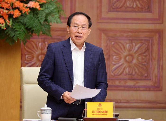 Phó Thủ tướng Lê Tiến Châu phát biểu. Ảnh: Lâm Khánh - TTXVN