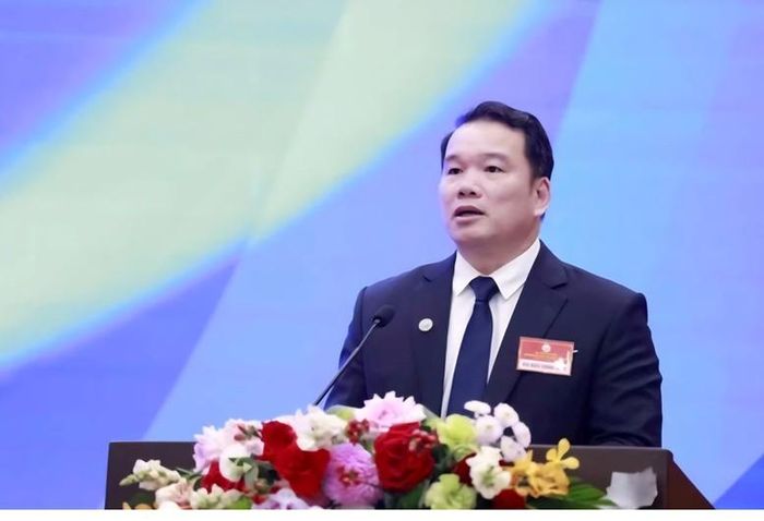 Ông Nguyễn Ngọc Anh, Chủ tịch Liên đoàn Võ thuật cổ truyền Việt Nam được Đại hội bầu là Chủ tịch Liên đoàn thế giới Võ cổ truyền Việt Nam nhiệm kỳ II. Ảnh: BTC