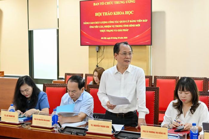 Đại biểu tham luận tại hội thảo. (Ảnh: Thủy Nguyên)
