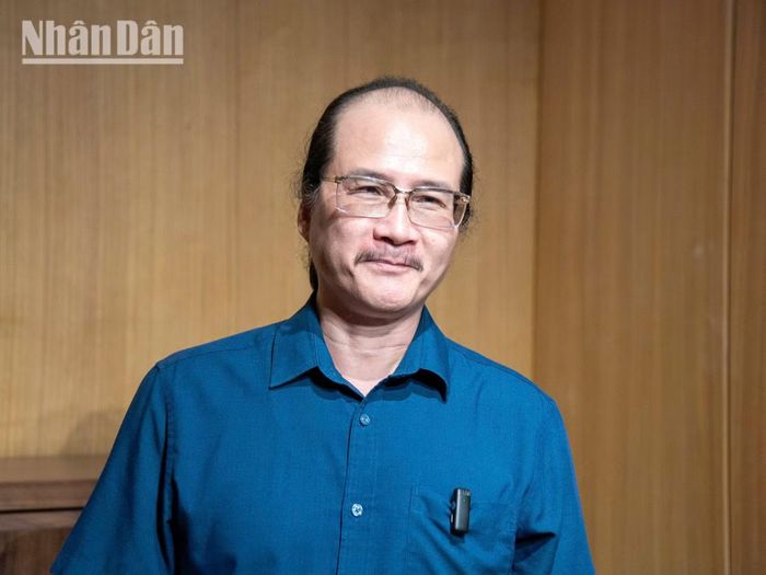 Nghệ sĩ Nhân dân Lê Tuấn Cường. (Ảnh: MINH DUY)