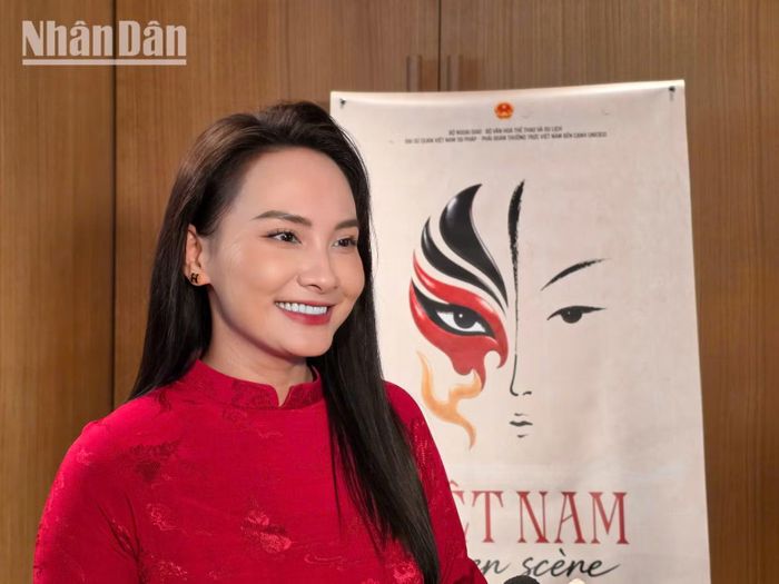 Diễn viên Bảo Thanh góp mặt trong vở kịch "Hồn Trương Ba, da hàng thịt". (Ảnh: MINH DUY)