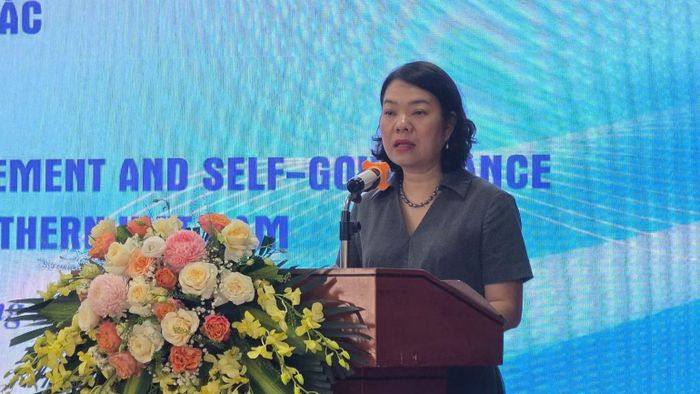 Cố vấn trưởng Dự án “Tăng cường pháp luật và tư pháp tại Việt Nam - Giai đoạn II” Nguyễn Thị Thanh Hải. (Ảnh: KD)