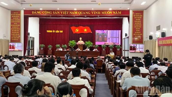 Quang cảnh hội nghị. (Ảnh: THANH TÂM)