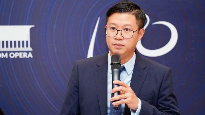 Ông Đỗ Đông Hưng, Trưởng Ban Truyền thông Vietnam Airlines, phát biểu. (Ảnh: Ban tổ chức cung cấp)