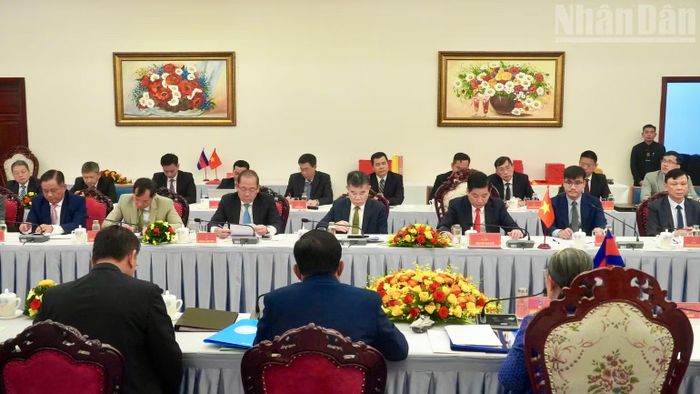 Quang cảnh buổi hội đàm.