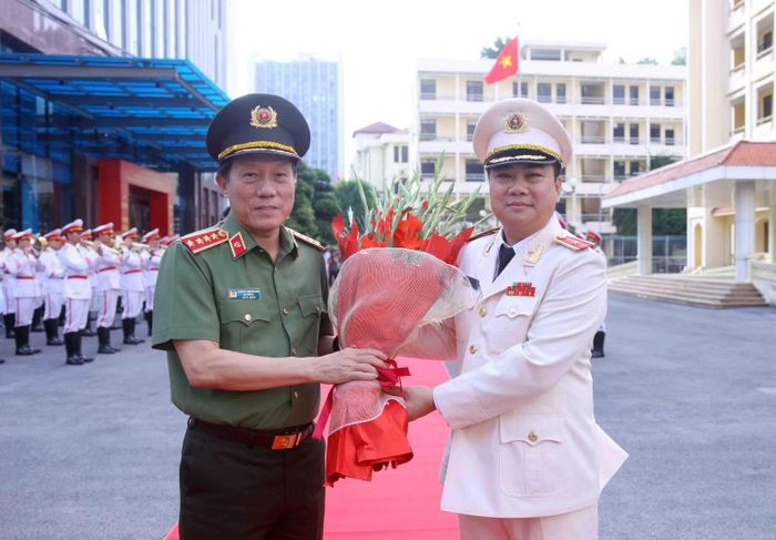Bộ trưởng Lương Tam Quang dự gặp mặt kỷ niệm 65 năm Ngày truyền thống lực lượng Cảnh sát phòng cháy, chữa cháy và cứu nạn, cứu hộ và 25 năm Ngày toàn dân Phòng cháy, chữa cháy và cứu nạn, cứu hộ. (Ảnh: KIÊN PHẠM)