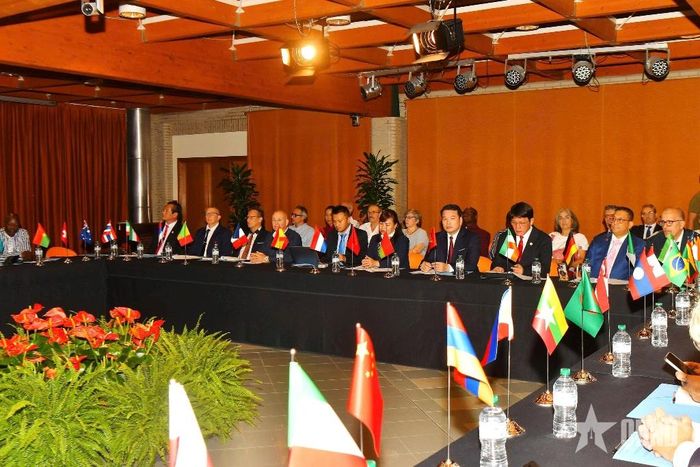 Đại hội đồng Liên đoàn thế giới Võ cổ truyền Việt Nam nhiệm kỳ II (2026-2031) có sự tham gia của đại diện nhiều quốc gia.