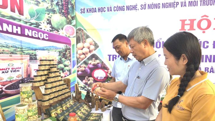 Nhiều sản phẩm nông nghiệp trên địa bàn được chế biến, phát triển đạt chuẩn OCOP. Ảnh: NGUYỄN CƯỜNG