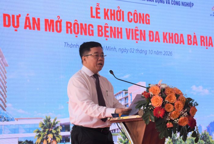  Theo BS.CKII Trần Ngọc Triệu, Giám đốc Bệnh viện Đa khoa Bà Rịa, dự án khi hoàn thành sẽ giải quyết triệt để tình trạng quá tải, nâng cao chất lượng dịch vụ y tế. 