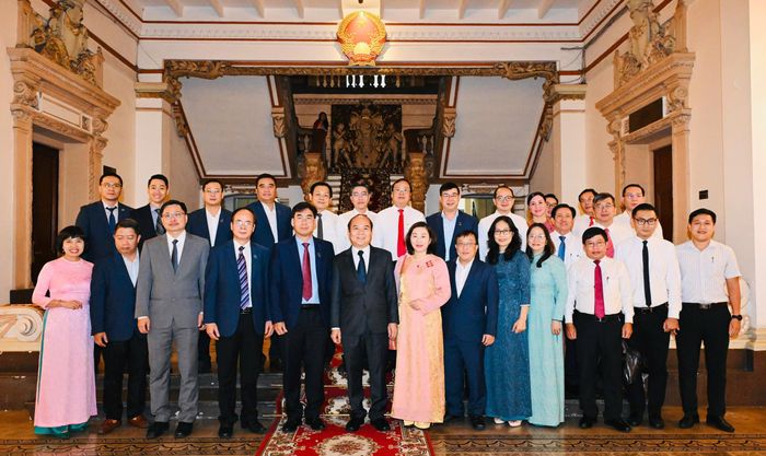  Các đại biểu tham dự lễ ký kết. Ảnh: VIỆT DŨNG 