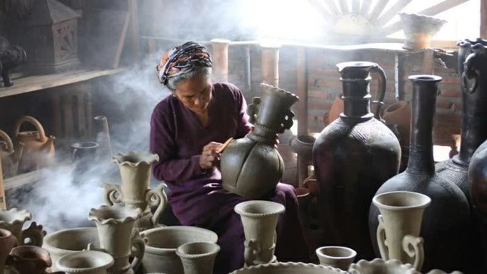 Bàu Trúc được xem là một trong những làng gốm cổ xưa nhất còn tồn tại ở Đông Nam Á. (Nguồn: Vietnamnet)