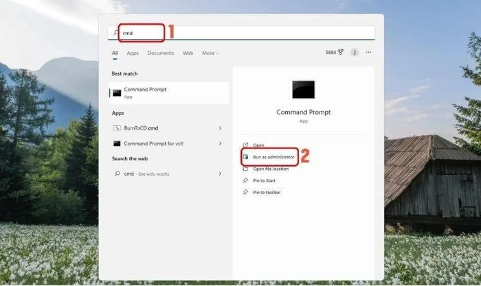 Đầu tiên, nhấn phím Windows.