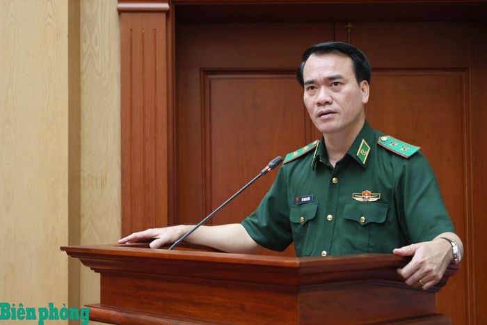 Trung tướng Vũ Trung Kiên phát biểu kết luận hội nghị. Ảnh: Tuấn Kiệt
