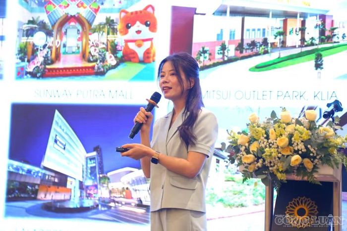 Bà Đỗ Phan Vĩnh Hải, Trưởng phòng marketing Cục Xúc tiến Du lịch Malaysia tại Việt Nam.