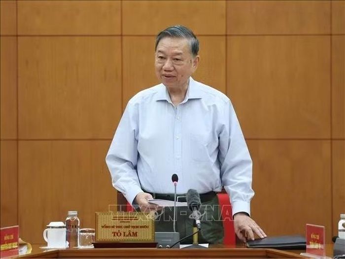 Tổng Bí thư, Chủ tịch nước Tô Lâm phát biểu chỉ đạo. Ảnh: TTXVN