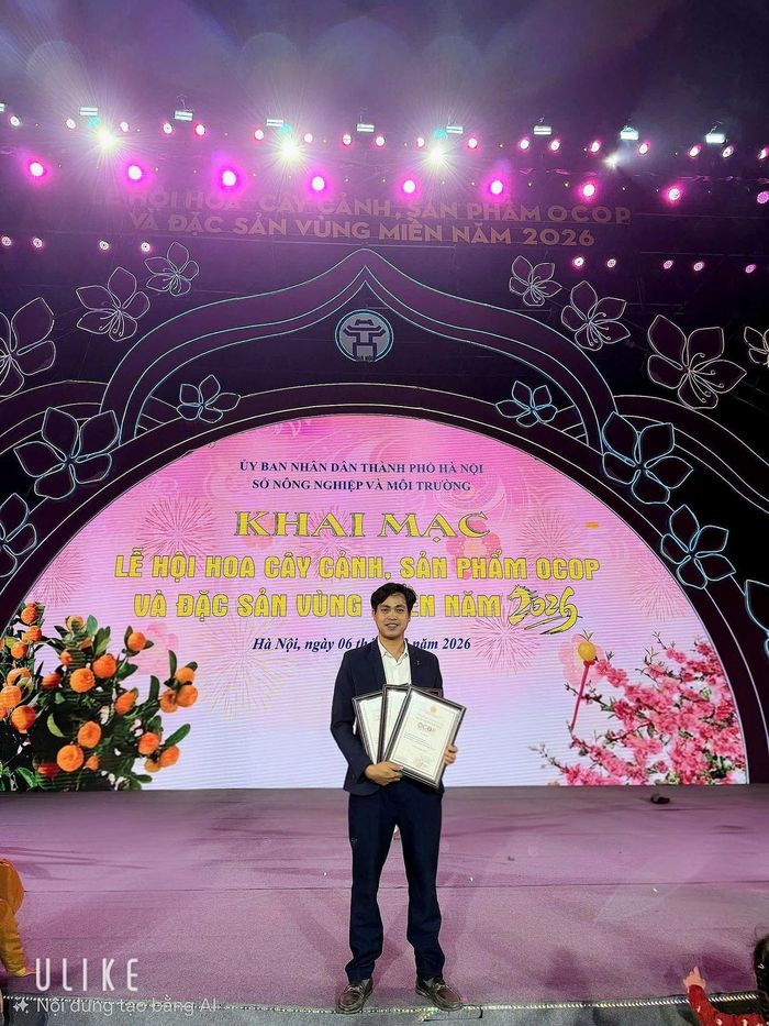 Anh Vương Đắc Lộc, Chủ tịch HTX Nông nghiệp Xứ Đoài. Ảnh: NVCC